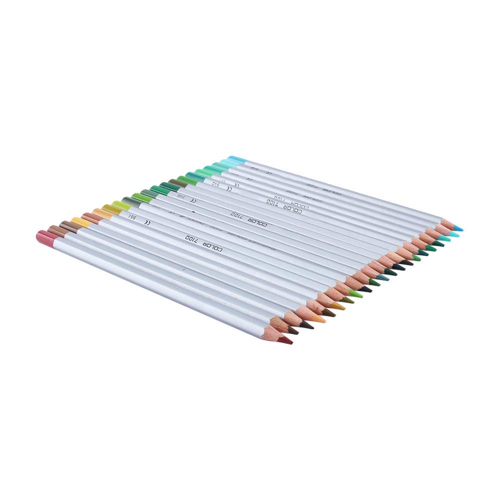 Set di Matite Professionali a Base di Olio Precise da 72 Colori con Linee Morbide per Schizzi di Disegni Artistici, Realizzate in Materiale Ambientale per Adulti e Bambini