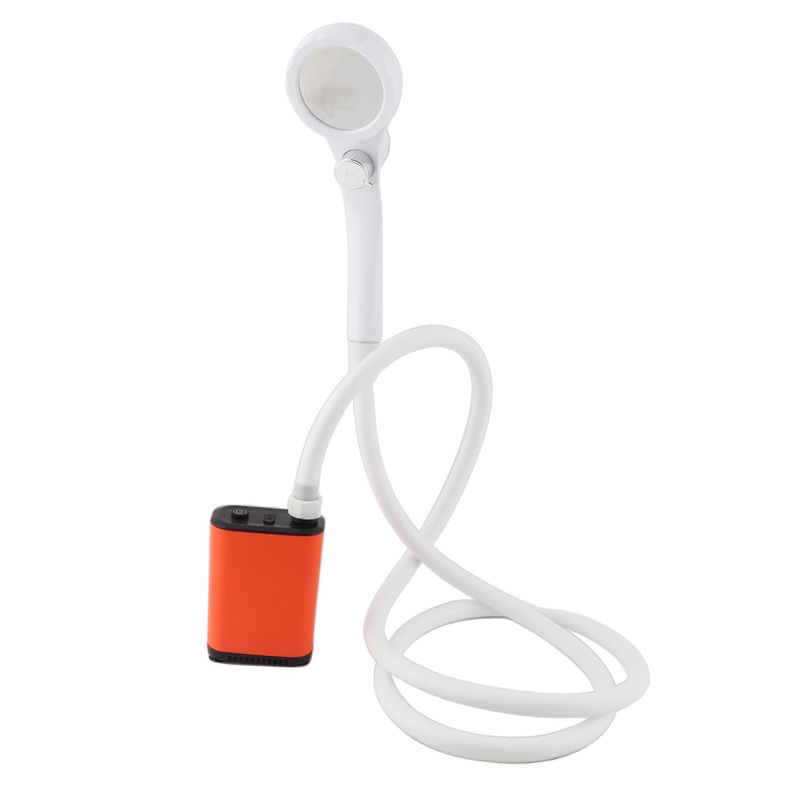 Doccia portatile campeggio, pompa doccia campeggio flusso d'acqua 3 livelli | Pompa per doccia esterna con angolo del tubo da 5,9 piedi, doccia riscaldata per campeggio, spruzzatore d'acqua per i viaggi