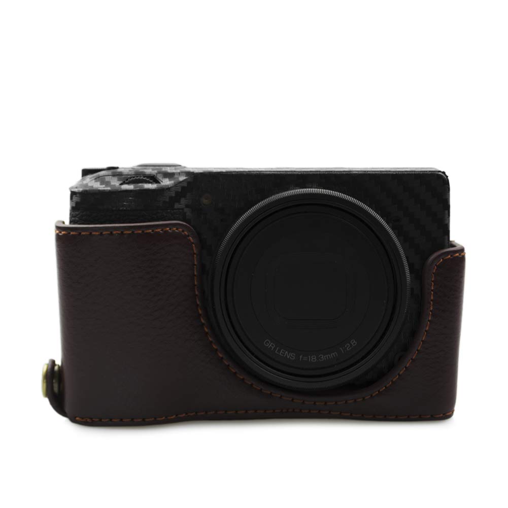 Amazon | リコウ GRIII/GR3 用 本革 カメラケース - ボディケース