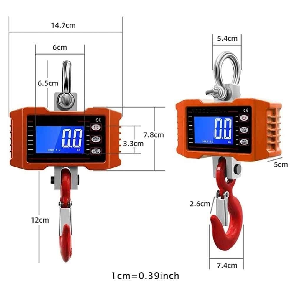 Waga bagażowa, ciężka przemysłowa waga wisząca Inteligentna waga LED Wyświetlacz Bezprzewodowa elektroniczna waga hakowa Inteligentna, wysoce precyzyjna elektroniczna waga wisząca Ciężka przemysłowa w