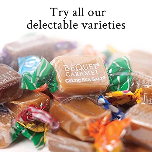 Béquet Celtic Sea Salt Caramels - Individually Wrapped Candy - 3.6oz Pouch | Resealable stand-up pouch. Made in Montana with real cream and butter, Kosher Star-D, gluten free, non-GMO - image 5