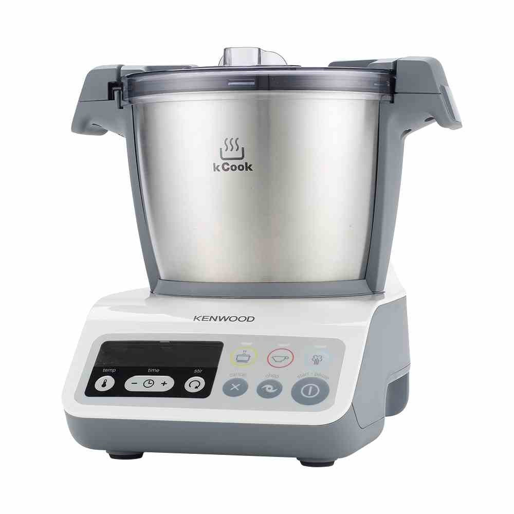 CCC kCook robot kuchenny 800 W z miską - biały - ostrze ze stali nierdzewnej - nadaje się do mycia w zmywarce