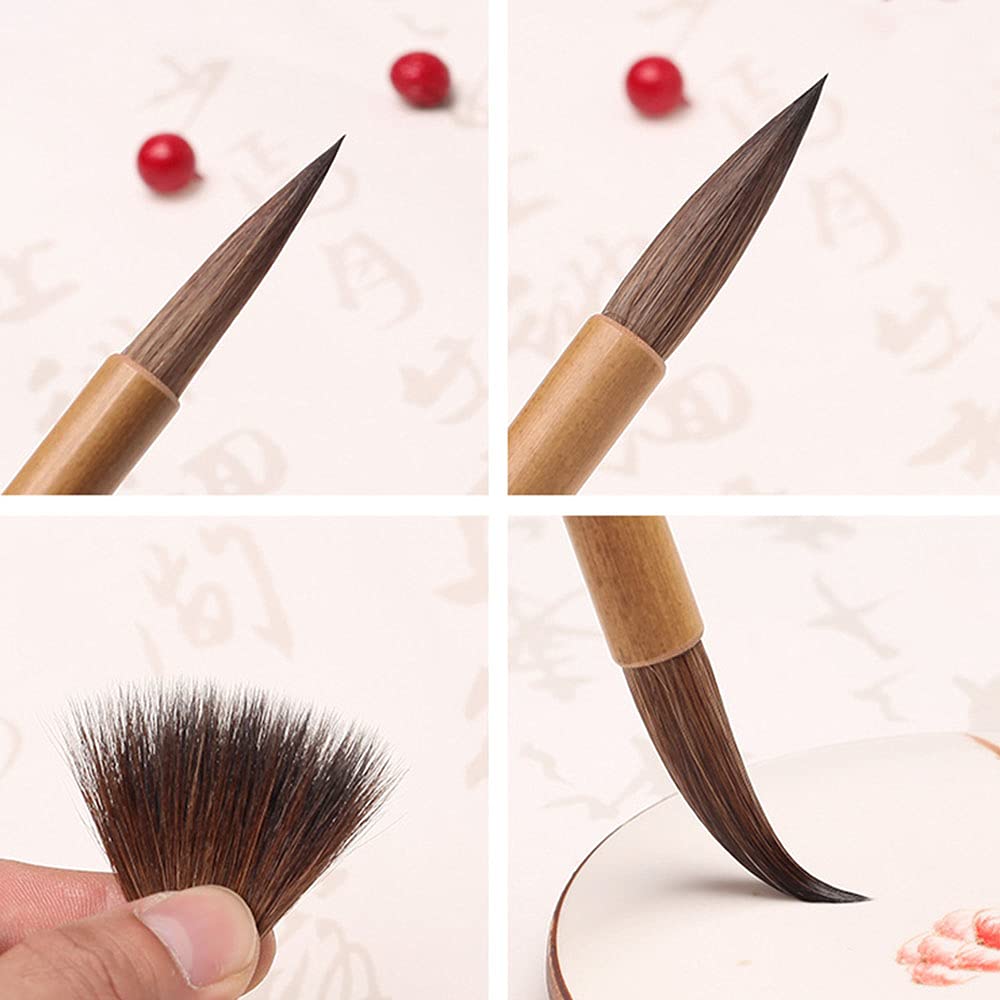 Set di 6 pennelli per pittura e calligrafia cinesi