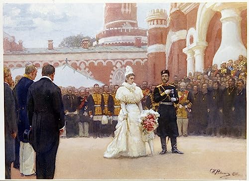Tableau sur toile Nicolas II Ilya Repin 58x90 cm reproduction art