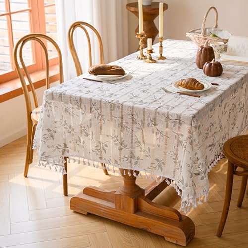 JIKANNOYA �e�[�u���N���X ������� 140×180cm �����` �e�[�u���N���X �k�� �e�[�u���J�o�[ �e�[�u�� table cloth for dining table �ϔM �ϋv ���� ����h�~ ����\ �������ȒP �V���v�� ���� �����p 