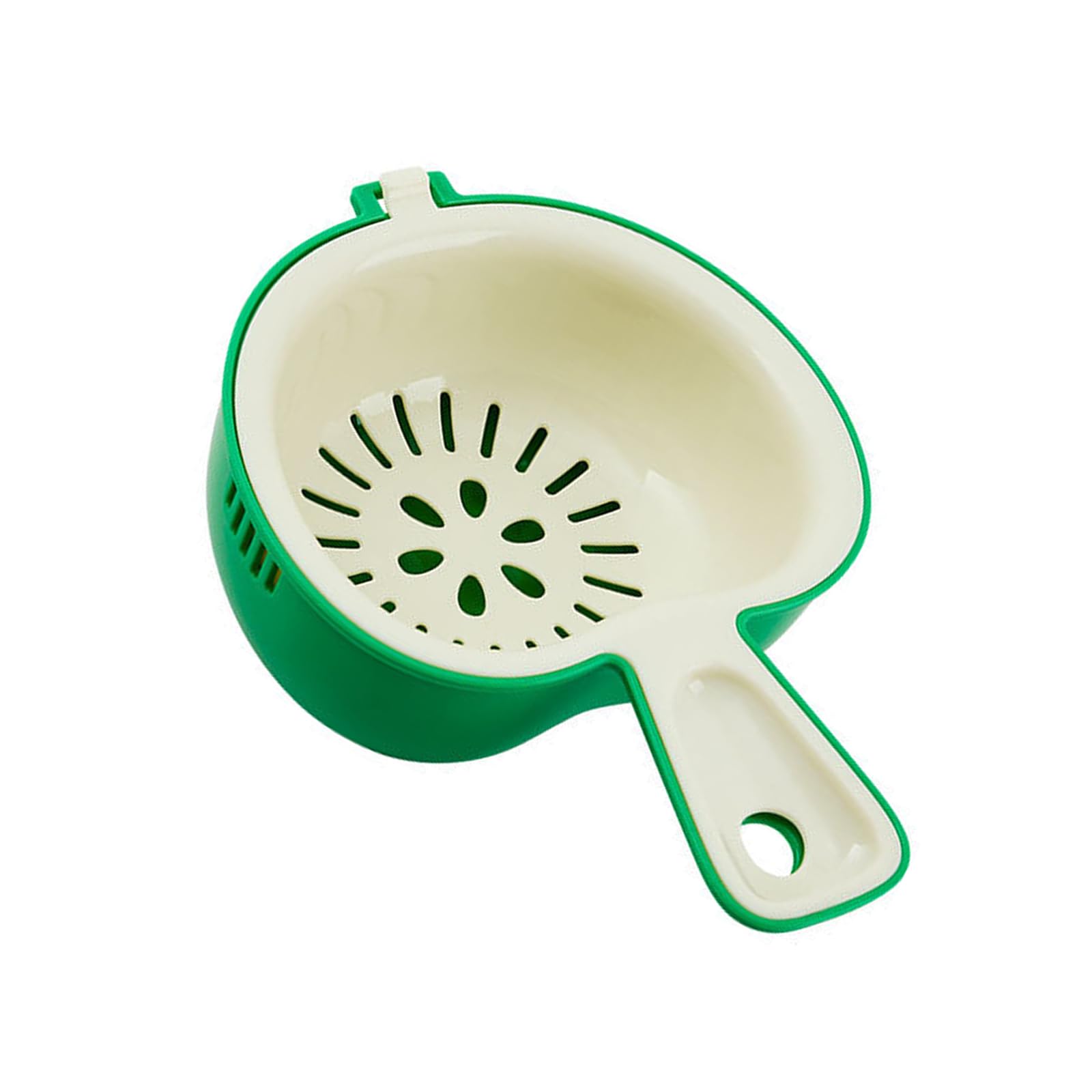 hogtnd Layer Strainer Basket for Washing Fruits Vegetables and Pastas Food Grade Small Colander Cleaning Bowl Ergonomic Handle Colander