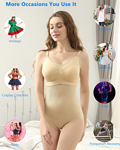 Image of iloveSIA 3-Pack Postpartum Body-Shaping Underwear, High-Waisted Tummy Control Briefs for C-Section Recovery