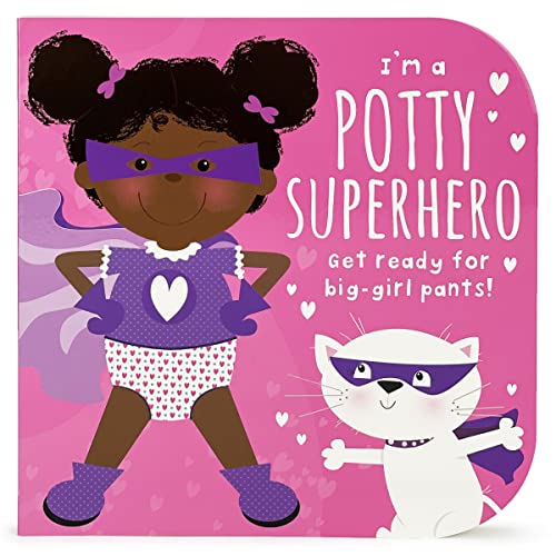 I'm A Potty Superhero: Get Ready For Big Girl Pants! Children's Potty Training Board Book #TOP27