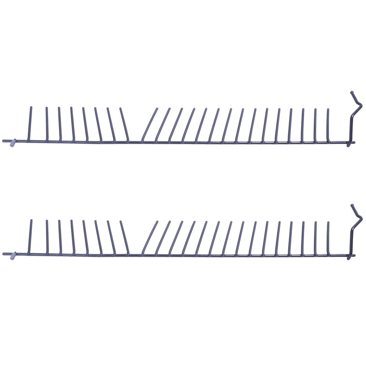 VIOKS 2 piezas de repuesto para lavavajillas Bosch 00668360 668360 | Fila de púas plegable para platos con 23 púas para platos y cesta inferior para lavavajillas