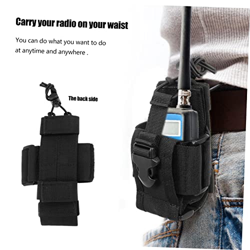 SUPVOX Bolsa Para Walkie Talkie Coldre Universal Suporte Para Rádio Ajustável Bolsa Para Armazenamen