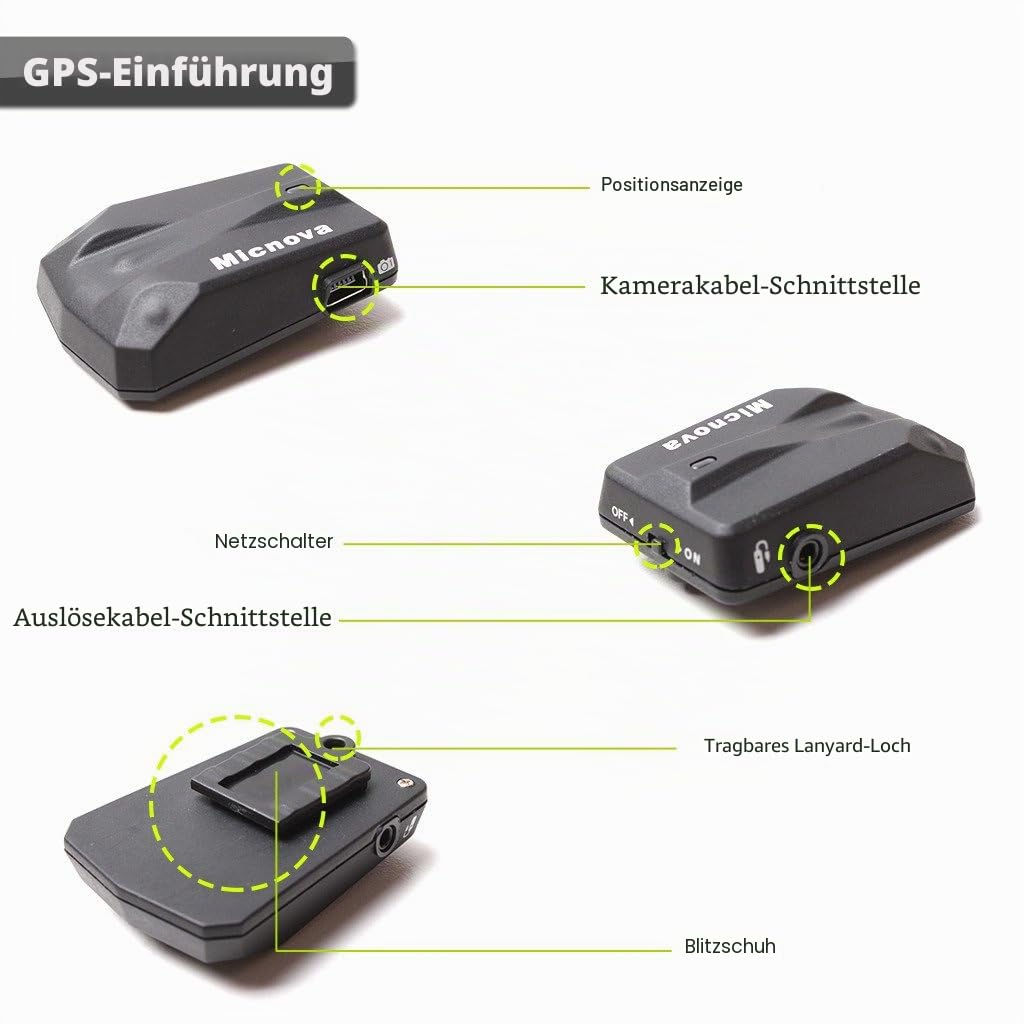 GPS-N Geotag GPS-Empfänger mit Kabel N1 N3 und kabelgebundener Fernbedienung für Nikon Digitalkamera