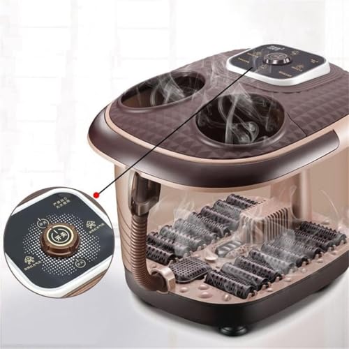 Masajeador de spa para pies plegable con calor y rodillos miniatura 2