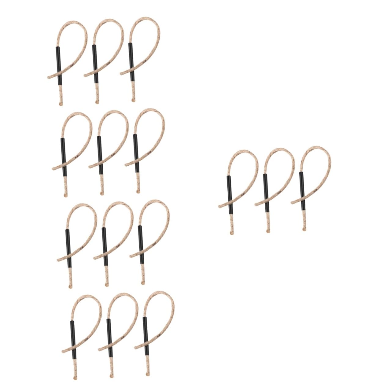 Yardwe 30pcs Fire Starter Wick Ropes for Outdoor Survival Weather Resistant Cord for Starting Essential Camping Gear for Campfires Bbqs and More