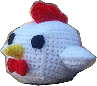 Baby Hentai - A Fancy Crocheted Plush Chicken with a Bowtie