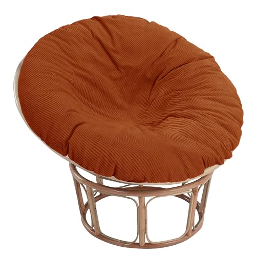 Papasan Cushion Cover, Indoor Corduroy Fabric Papasan Chair Cushion Cover