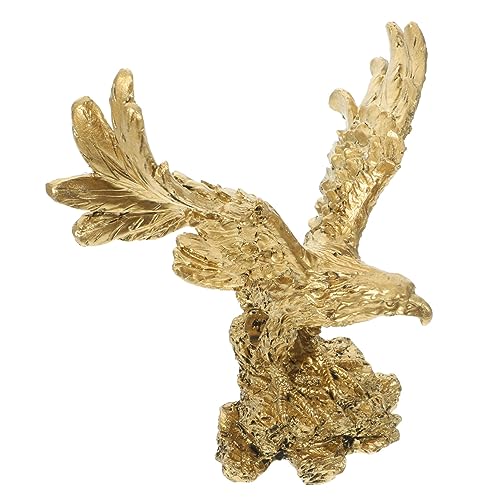 HOLIDYOYO Figurita De Águila De Decoración De y Adorno Coleccionable para Mesa y Estantería Escultura Realista De Águila para y Escritorio