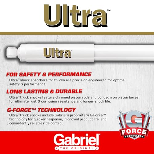 Image of Gabriel G63868 Ultra Truck Rear Shock Absorbers for 02-07 Buick Rendezvous; 01-05 Pontiac Aztek AWD (1 Pack)