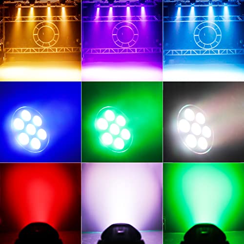 U'King RGBW LED Moving Head Stage Lights Set #TOP16