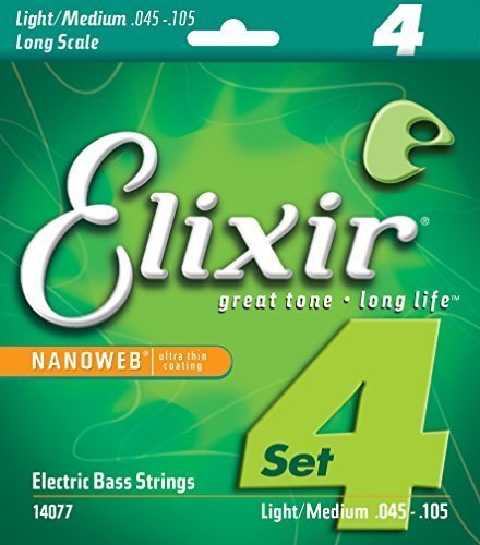 Amazon | エリクサー ELIXIR 14077 NANOWEB 4-String Light/Medium