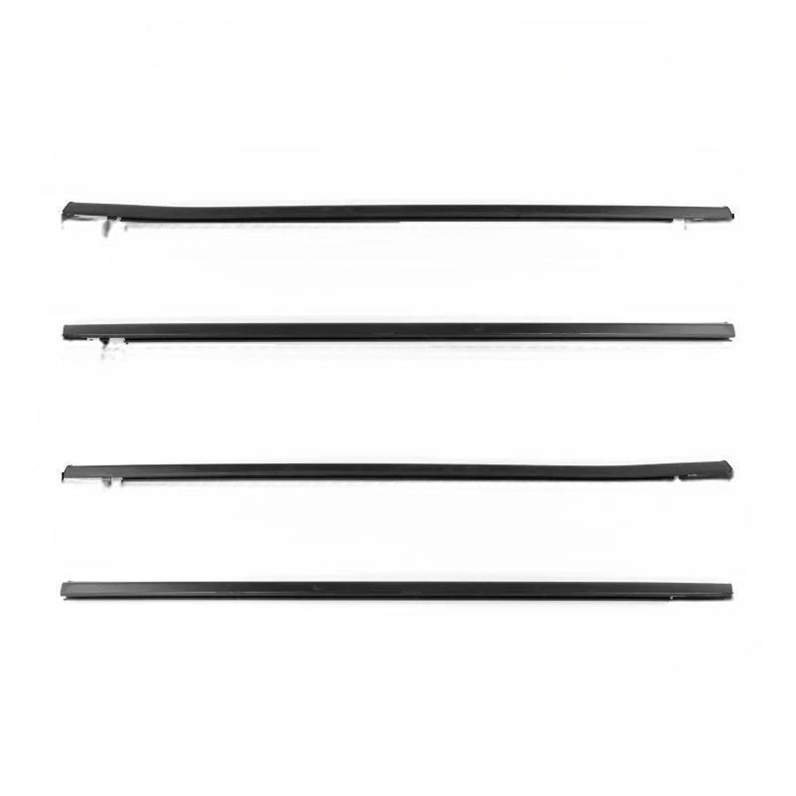 Snwdbh 2016-2019 4Pcs Car Window Glass Sealant Strip For Civic 2001-2019 Seal Moulding Trim Door Rubber Protection Belt Decoration Rainproof Exterior Belt(2016-2019)
