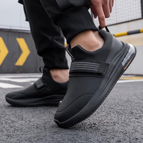 Image of LARNMERN Non Slip Work Boots for Mens Waterproof Chef Shoes