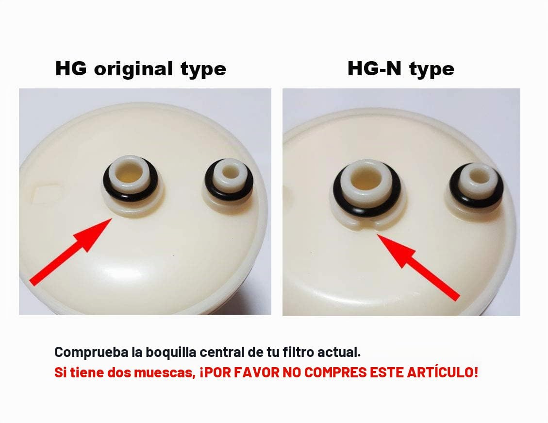 KANGEN - Filtro ionizador de repuesto compatible con tipo HG para Enagic MW-7000 Leveluk SD501 Toyo Ange Impart IonHiTech