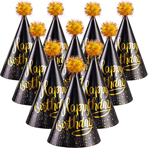 Chapeaux de fête d'anniversaire enfants pour animer facilement un groupe de 10 petits