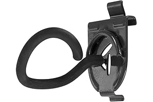 Gladiator GarageWorks Fishing Rod Hook, Heavy Duty Steel Wall Mounted Rod Holder, Tangle-Free Design