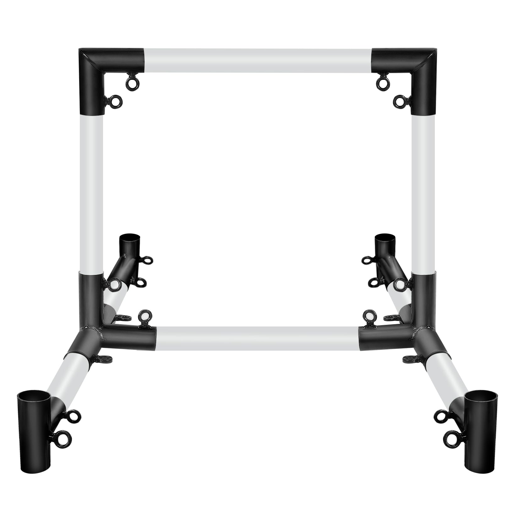 Aoneky 1 3/8'' Archery Backstop Frame Corner Fitting - Archery Backstop Stand Kit - Fit 1'' EMT - Poles not Included