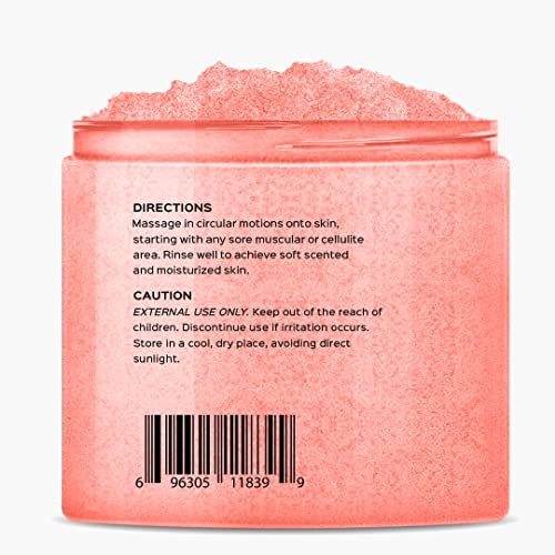 Natural Riches HIMALAYANLYCHEESCRUB Himalayan Salt Exfoliating Body Scrub Lychee Bergamot Essential Oil thumb #2