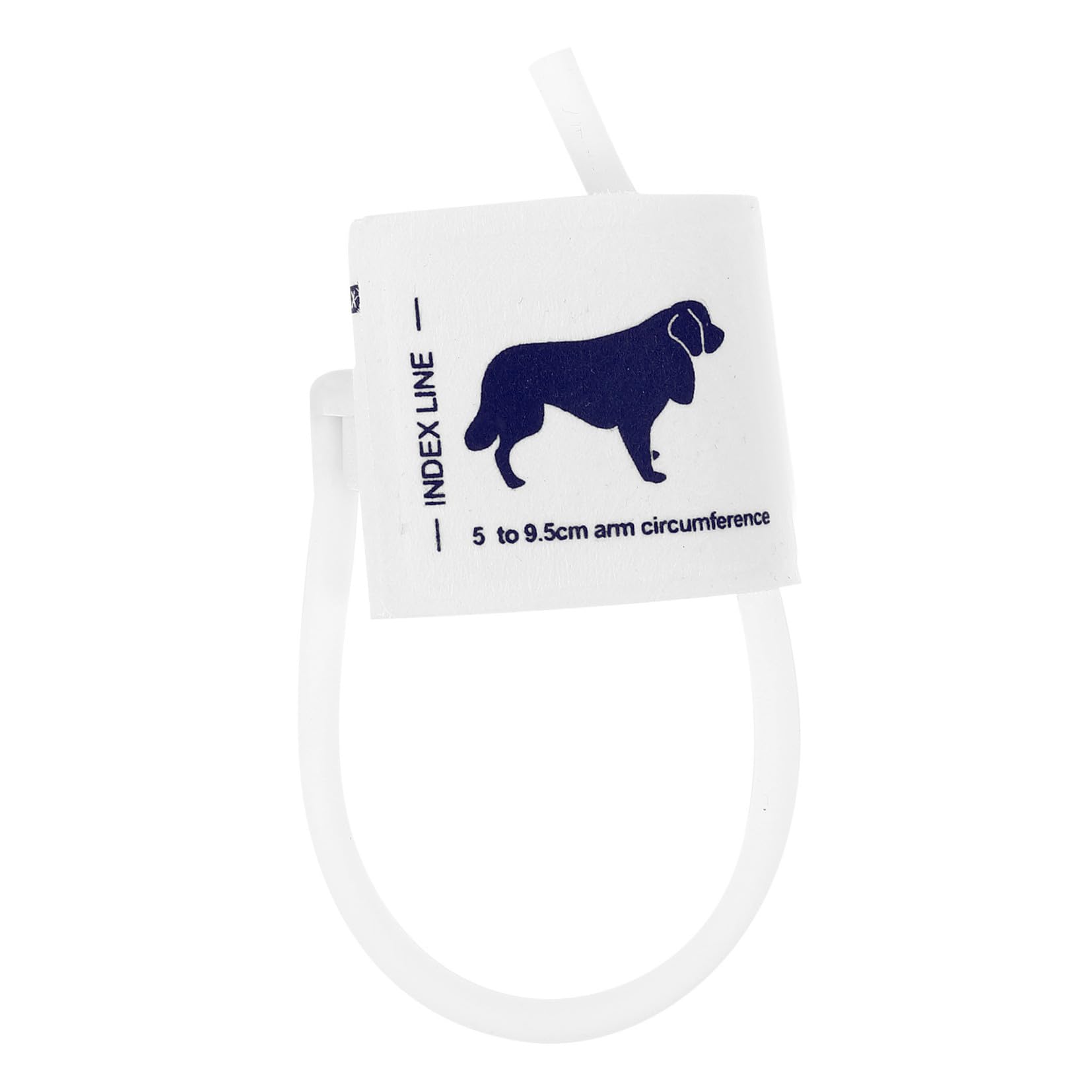 Bracciale per Misuratore di Pressione Non Tessuto, Adatto per Animali e Gatti Circonferenza Braccio 5-9,5cm, per Uso Veterinario