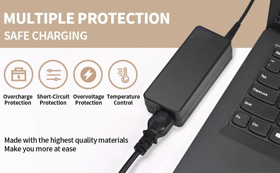 65W Laptop Charger for IdeaPad 3 3i 5 Flex 4 5 6 Ideapad 110 310 320 330 330s 520 530S S145 S340 Yoga 710 510 Chromebook N22 N23 N42 adlx65ccgu2a Powe - Image 7