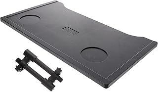 KALLORY Wheelchair Dining Table Overbed Table ATV Accessories Bed Tables for Eating and Laptops Wheelchair Half Tray Wheelchair Tray Table Removable Adult Component Walker Child Plastic