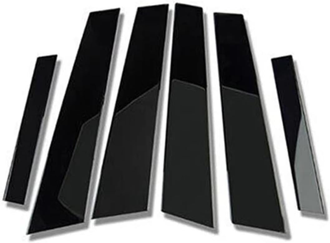 に適合する ボルボ S60 2019 2020 2021 2022 2023用 光沢のあるブラック 車のドアウィンドウ コラム セン