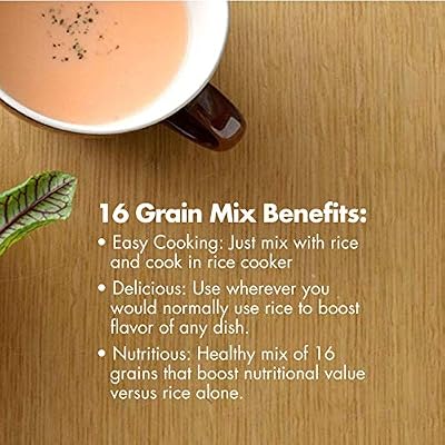 Hakubaku 16 Multigrain mix grains for rice flavoring 180g (30g x 6 portions) Japgokbap . Product of Japan. No.1 Mixed Grains Brand in Japan by Hakubaku. Easy healthy and tasty multigrain rice.