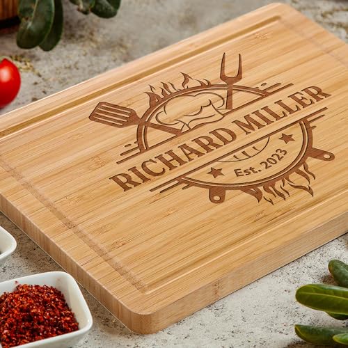 Personalized-Barbeque-and-Grilling-Gift-for-Fathers-Day-Birthday-Anniversary-Christmas-Men-Husband-Dad-Grandpa-Him-Custom-Wood-Grill-Cutting-Board-for-Men-BBQ-Masters-Chefs-Customized-Wood Personalized Barbeque and Grilling Gift for Fathers Day Birthday Anniversary Christmas Men Husband Dad Grandpa Him Custom Wood Grill Cutting Board for Men BBQ Masters Chefs Customized Wood