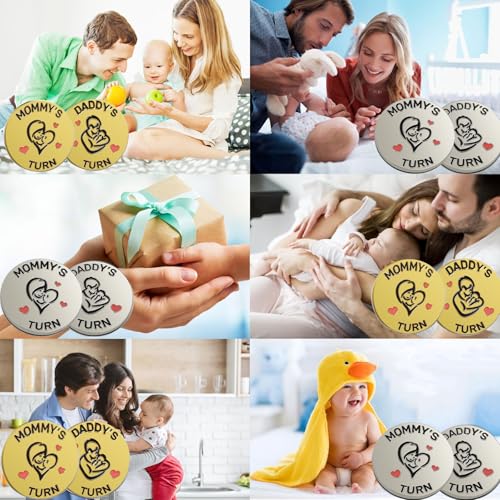 Image of Funny New Parents Decision Gift,Pregnancy Gifts New Dad Mom Gifts,New Parents Gifts for Couples Halloween Thanksgiving for First Time to be Moms Dads Daddy Mummy Double Sided
