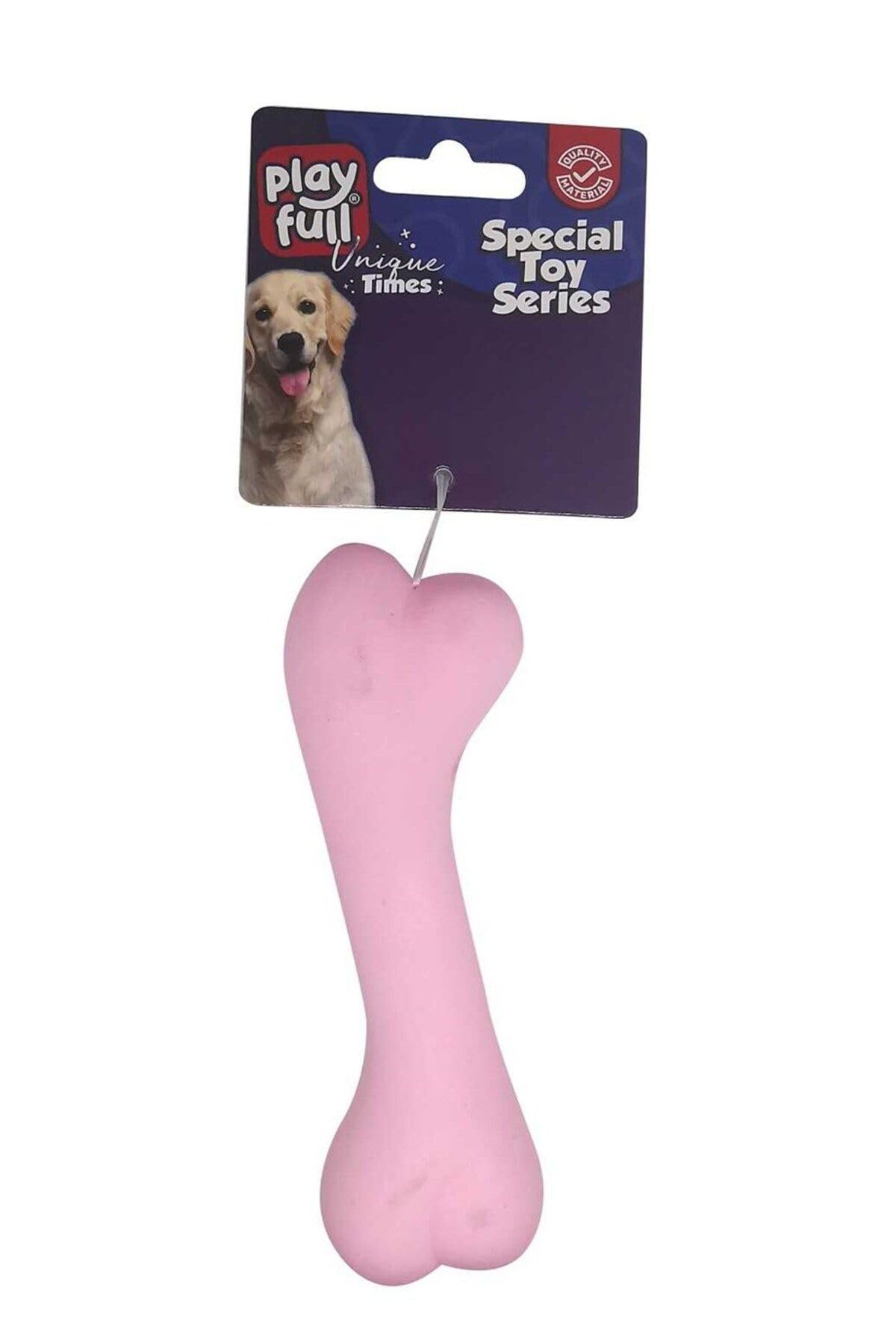 Playfull Plastik Köpek Oyuncağı 12 Cm Beyaz