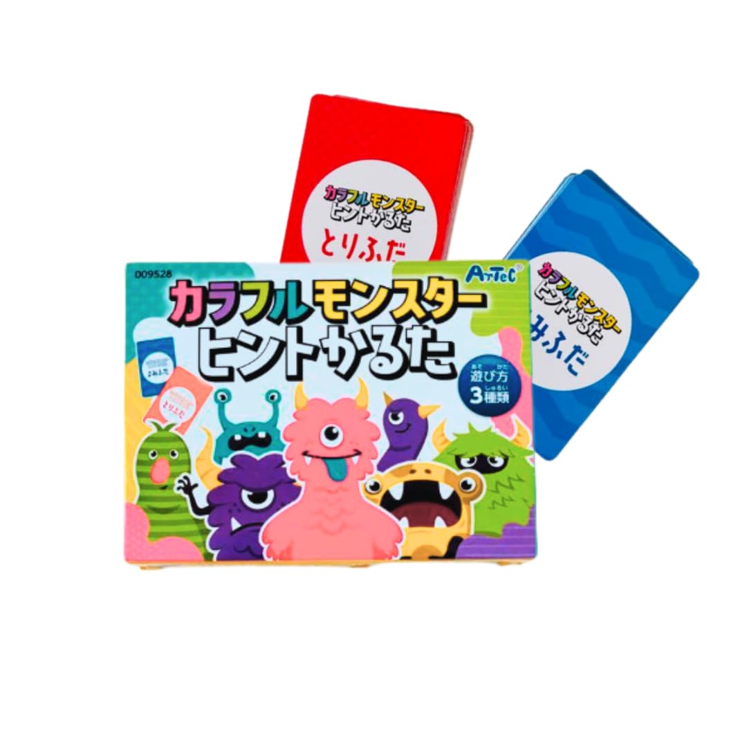 Amazon | カラフルモンスターヒントかるた 9528 | オリジナルロゴ入り
