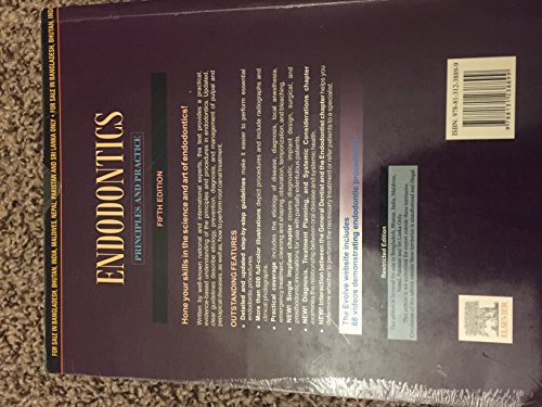 Saunders APPROX. 1050 ILLUSTRATIONS (588 IN FULL Endodontics: Principles And Practice thumb #1