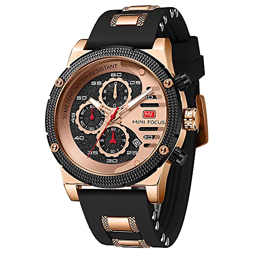 Montre chronographe étanche homme pour le sport et le quotidien