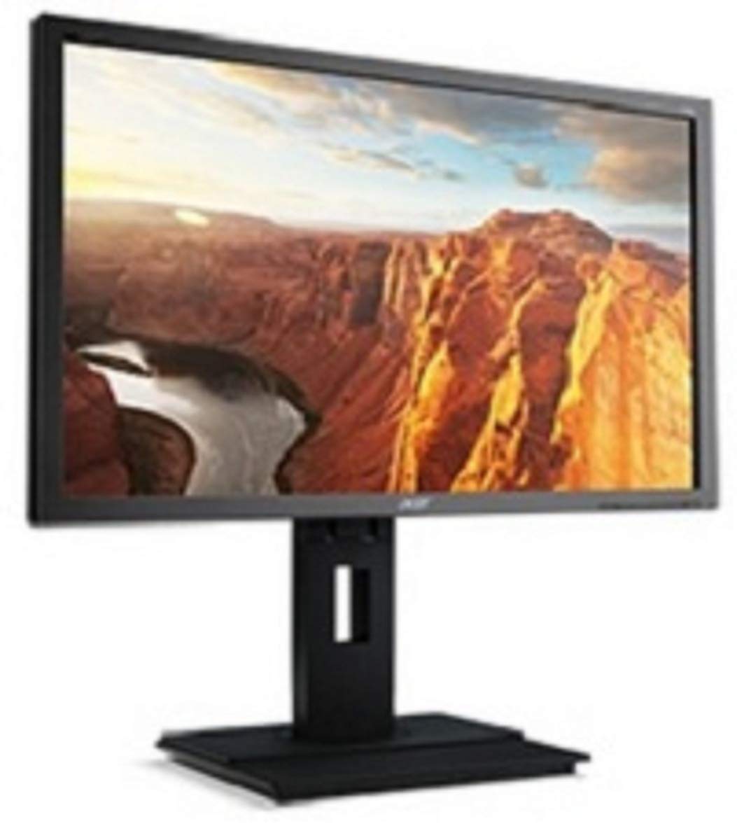 acer B246HLYMDR Monitor da 24", Display Full HD (1920 x 1080), 60Hz, Contrasto 100M:1, Luminosità 250 cd/m², Tempo Risposta 5 ms, VGA, DVI, Speaker Integrati, Pivot, Regolazione di Altezza