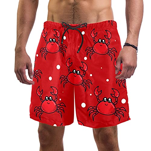 Short de bain pour homme à motif crabe idéal pour vos journées plage et piscine