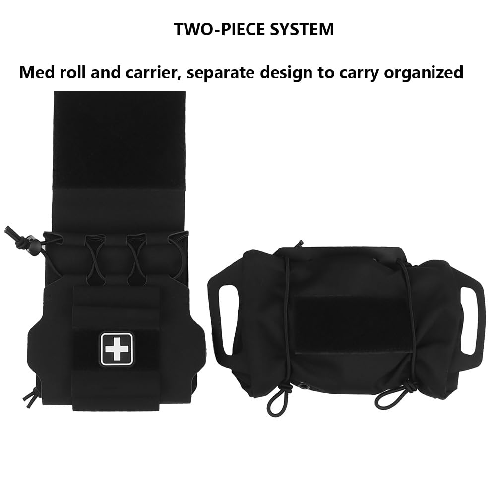 Bolsa táctica IFAK, sistema de dos piezas, kit de primeros auxilios, bolsas médicas, bolsa de supervivencia de emergencia