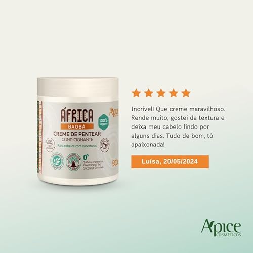Creme De Pentear África Baobá 500g