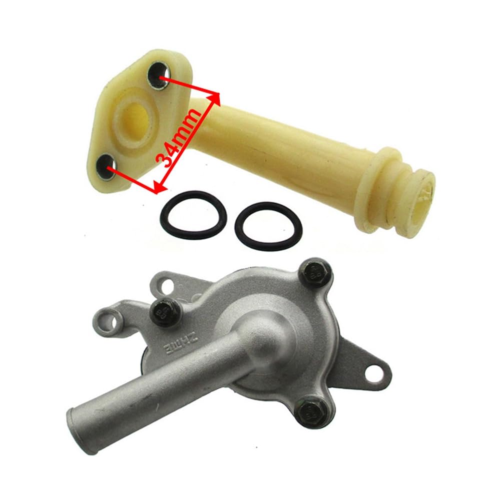 Junta de tubo refrigerante de bomba de agua para Yamaha Linhai Chinese 250cc 260cc 300cc motor refrigerado por agua para Asw Manco Talon Bighorn ATV UTV para Trailmaster 300XRX Go Kart para