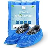 Jagon Shoe Covers Disposable Non Slip - 100 Pack(50 Pairs) Shoe Covers for Indoors Disposable - CPE...