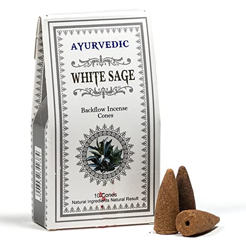 yogabox Cônes d'encens ayurvédique Reflux White Sage Cover