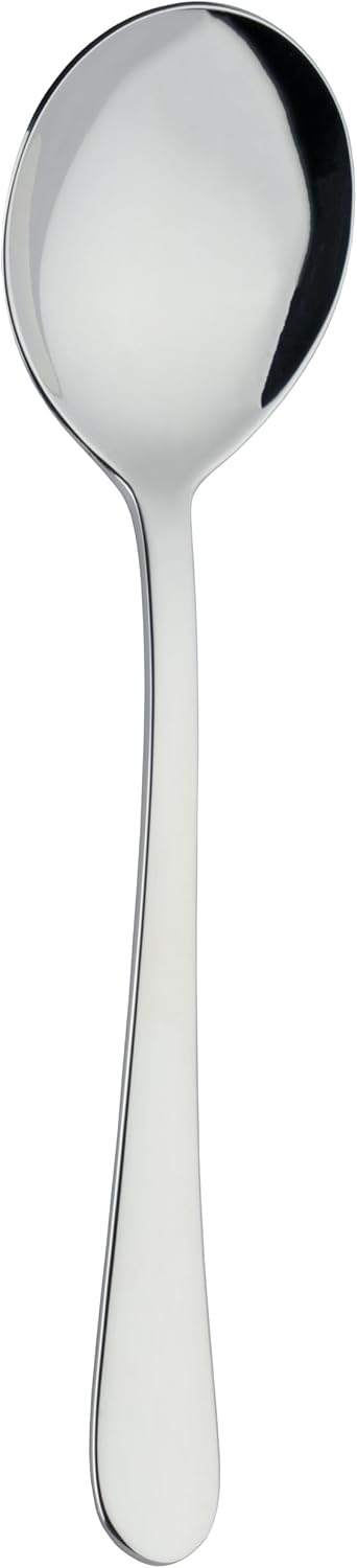 Rockingham Forge Deluxe Collection Windsor 18/10 Stainless Steel Set of 12 Soup Spoons, (2.8mm)