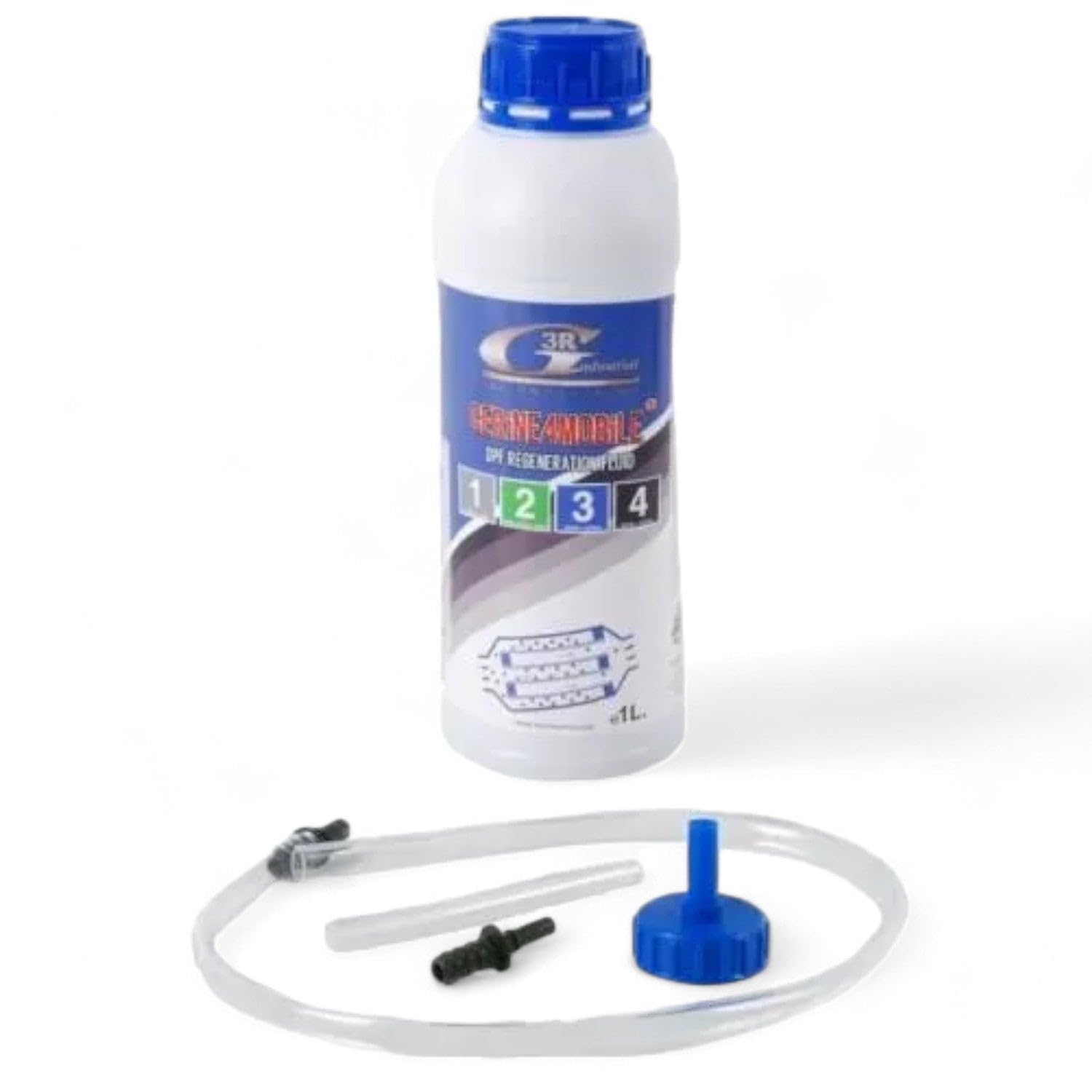 1L Bidon Additif FAP Cérine Eolys UNIVERSEL avec Tuyau Remplissage compatible pour 2008 208 301 5008 Partner III Berlingo III C3 II C4 Cactus C4 Grand Picasso C4 Picasso C-Elysse DS5